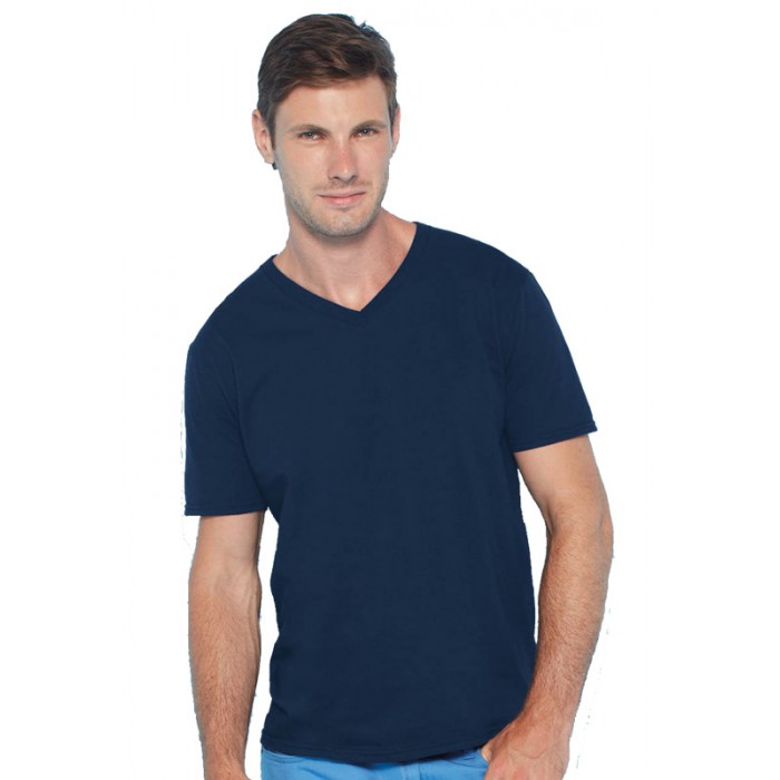 V neck Softstyle Men's T-shirt GILDAN